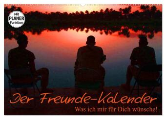 Kalender/agenda Der Freunde-Kalender (Wandkalender 2027 DIN A2 quer), CALVENDO Monatskalender Calvendo