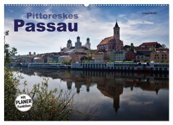 Kalender/Terminbuch Pittoreskes Passau (Wandkalender 2027 DIN A2 quer), CALVENDO Monatskalender Calvendo