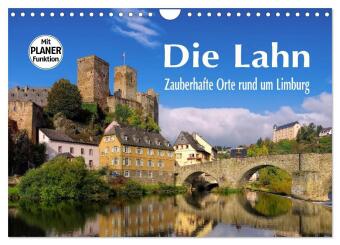 Naptár/Határidőnapló Die Lahn - Zauberhafte Orte rund um Limburg (Wandkalender 2027 DIN A4 quer), CALVENDO Monatskalender Calvendo