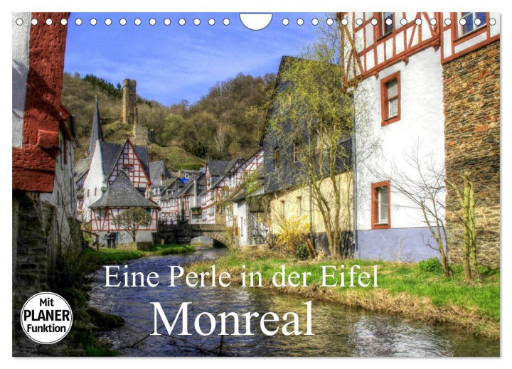 Naptár/Határidőnapló Eine Perle in der Eifel - Monreal (Wandkalender 2027 DIN A4 quer), CALVENDO Monatskalender Calvendo