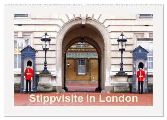 Kalender/Terminbuch Stippvisite in London (Wandkalender 2027 DIN A2 quer), CALVENDO Monatskalender Calvendo