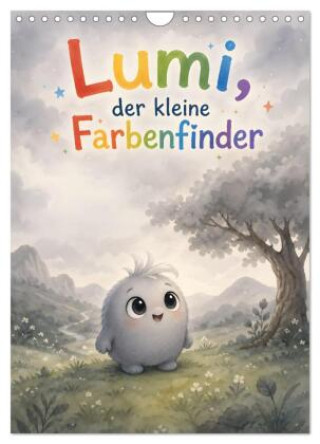 Kalender/agenda Lumi - der kleine Farbfinder (Wandkalender 2027 DIN A4 hoch), CALVENDO Monatskalender Calvendo