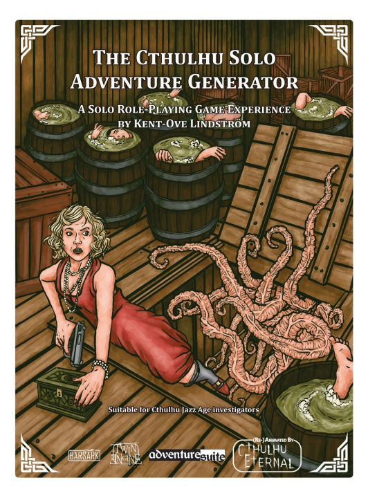Knjiga The Cthulhu Solo Adventure Generator Kent-Ove Lindstrom