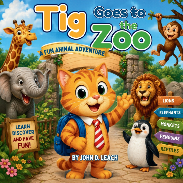 Könyv Tig Goes To The Zoo John D. Leach