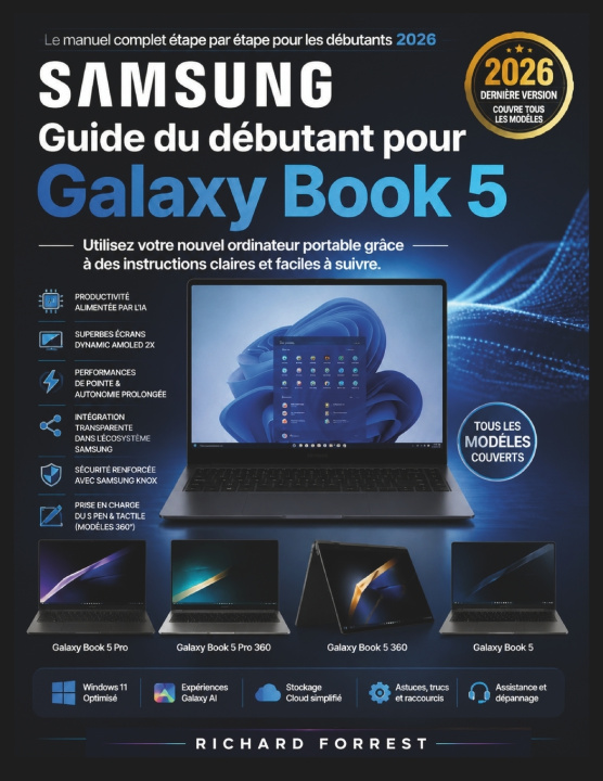 Buch Samsung Guide du débutant pour Galaxy Book 5 Richard Forrest
