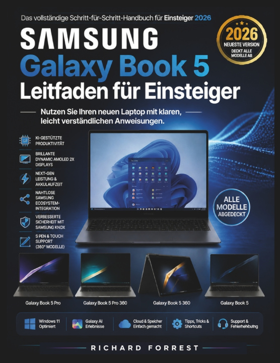 Βιβλίο Samsung Galaxy Book 5 Leitfaden für Einsteiger Richard Forrest