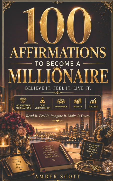 Boek 100 Affirmations To Become A Millionaire Amber Scott