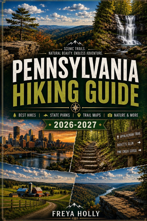 Boek PENNSYLVANIA HIKING GUIDE 2026-2027 FREYA HOLLY
