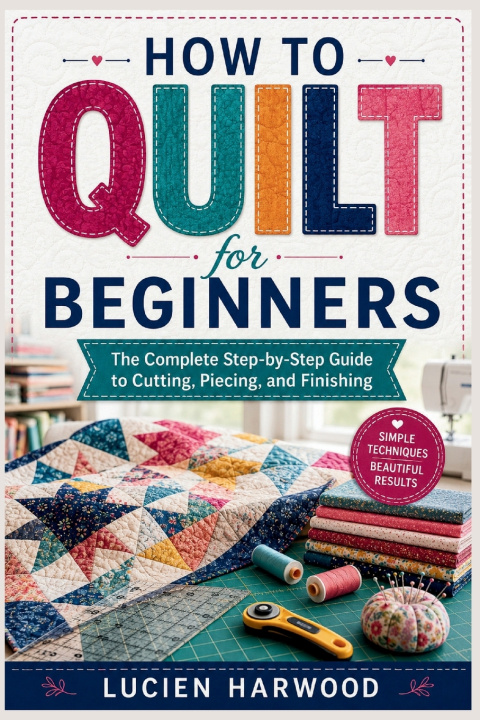 Kniha How to Quilt for Beginners Lucien Harwood