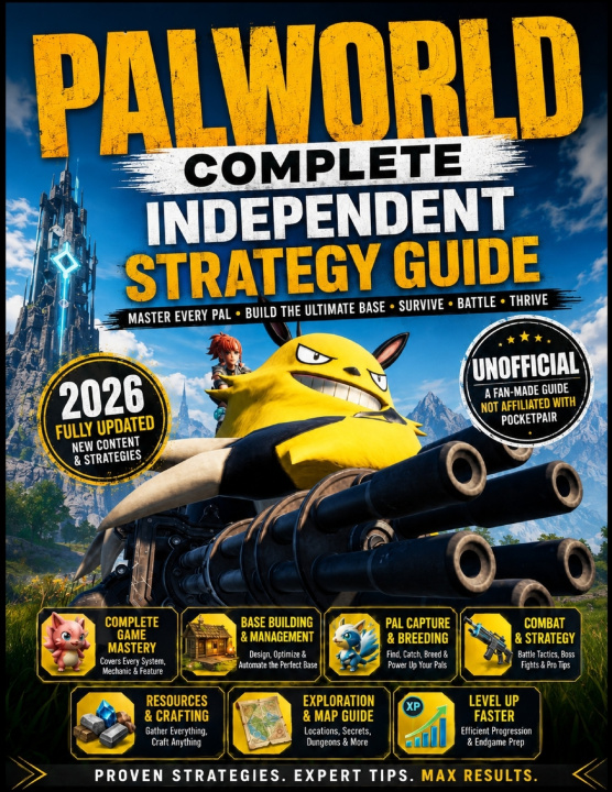 Livro PALWORLD COMPLETE INDEPENDENT STRATEGY GUIDE SIMEON D. JONES