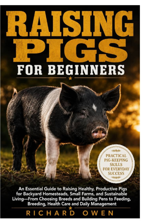 Carte RAISING PIGS FOR BEGINNERS RICHARD OWEN