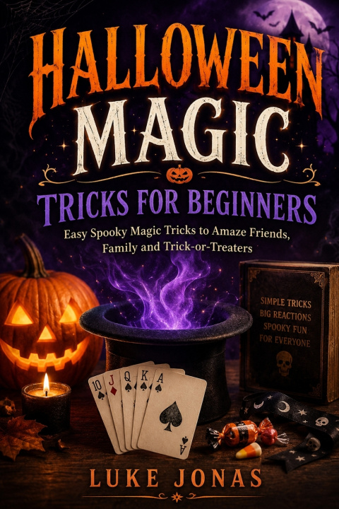 Knjiga Halloween Magic Tricks For Beginners Luke Jonas