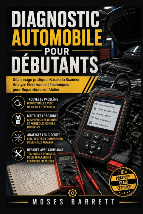 Carte DIAGNOSTIC AUTOMOBILE POUR DÉBUTANTS MOSES BARRETT
