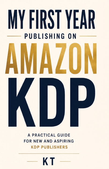 Boek My First Year Publishing on Amazon KDP calm oak publishing