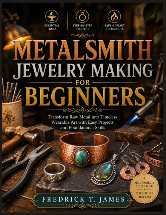 Book Metalsmith Jewelry Making for Beginners Fredrick T. James