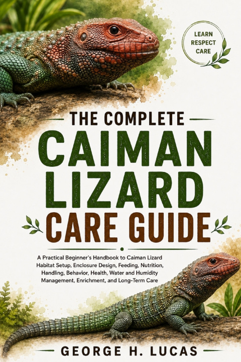 Libro THE COMPLETE CAIMAN LIZARD CARE GUIDE GEORGE H. LUCAS