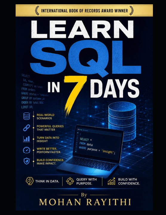 Книга Learn SQL in 7 Days Mohan Rayithi
