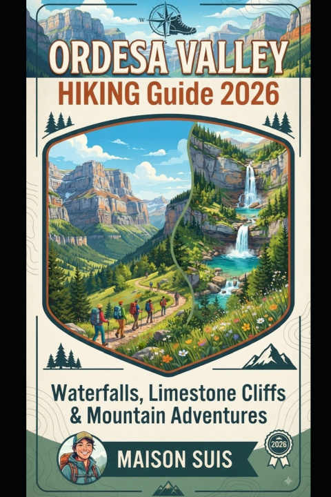 Knjiga ORDESA VALLEY HIKING GUIDE 2026 MAISON SUIS