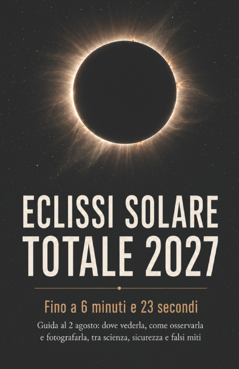 Buch Eclissi Solare Totale 2027 Lorenzo Eclipse