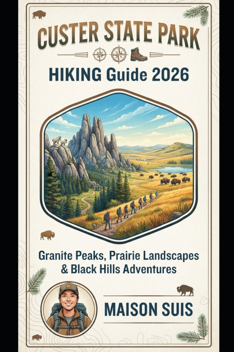 Libro CUSTER STATE PARK HIKING GUIDE 2026 MAISON SUIS