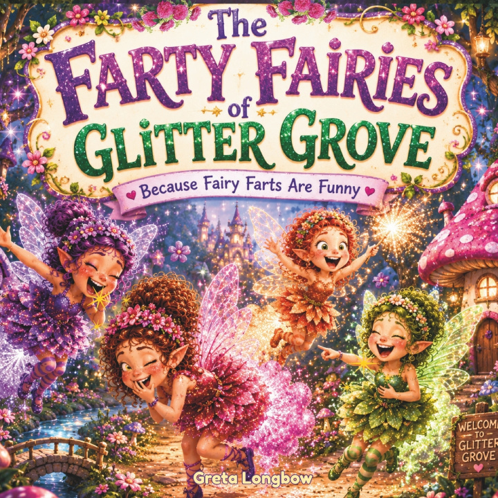Kniha The Farty Fairies of Glitter Grove Greta Longbow