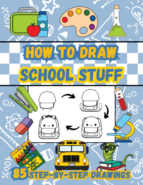 Libro How to Draw School Stuff Sylvia Robins