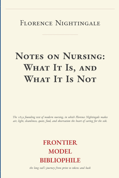 Libro Notes on Nursing Florence Nightingale