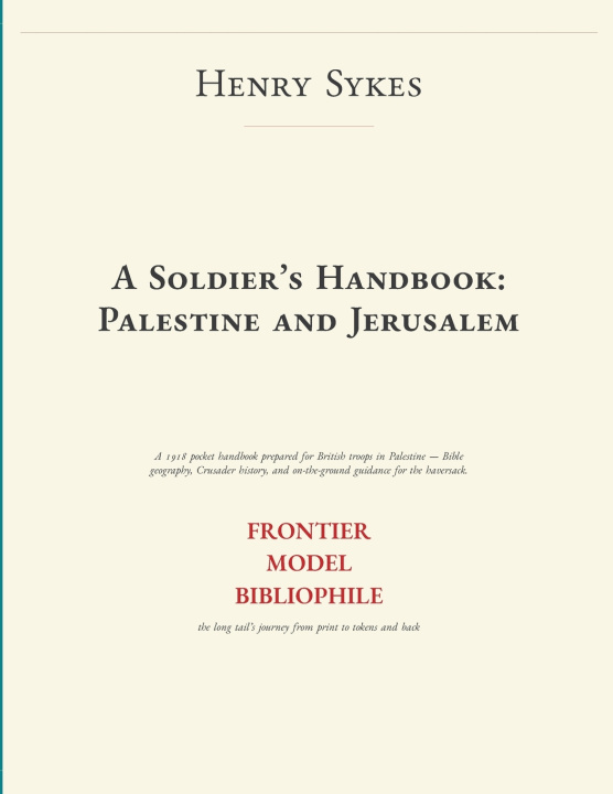 Könyv A Soldier's Handbook Sykes