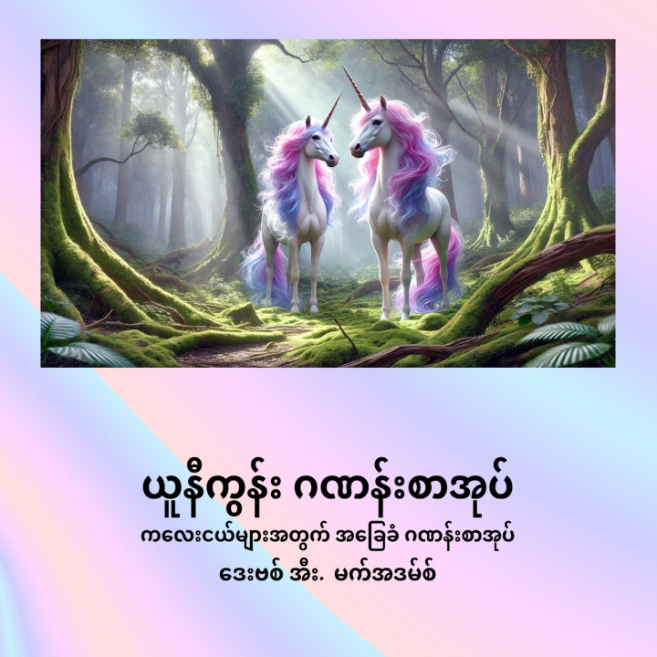 Libro ယူနီကွန်း ဂဏန်းစာအုပ် David E. McAdams
