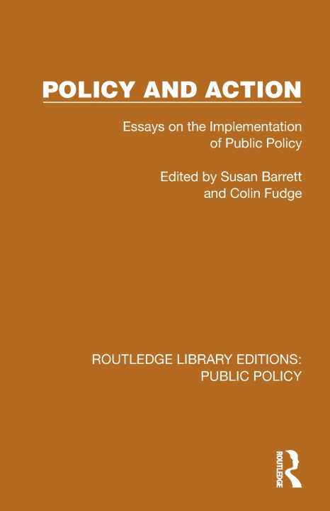 Kniha Policy and Action Susan Barrett