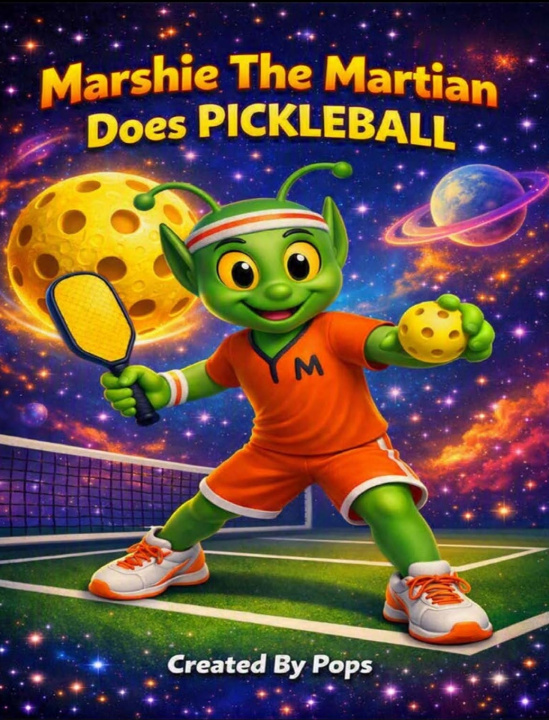 Libro Marshie The Martian Does Pickleball Rainey