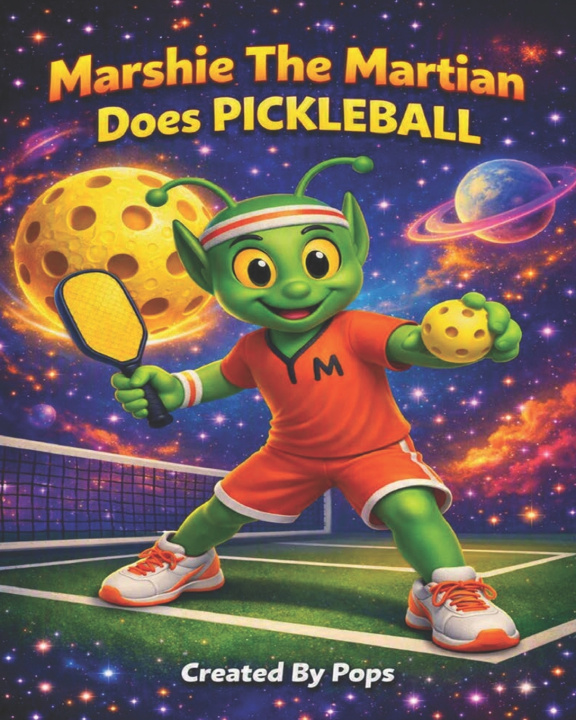 Libro Marshie The Martian Does Pickleball Jeff Rainey