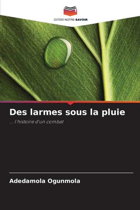 Boek Des larmes sous la pluie Adedamola Ogunmola