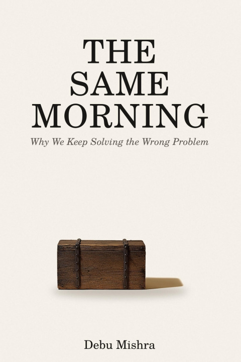 Libro THE SAME MORNING - Why we keep solving the wrong problem Debu Mishra