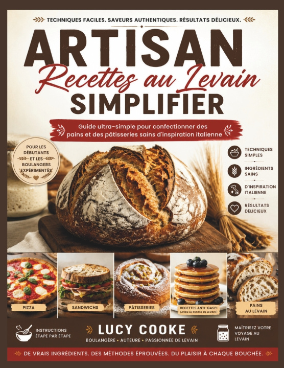 Könyv ARTISAN RECETTES AU LEVAIN SIMPLIFIER Lucy Cooke