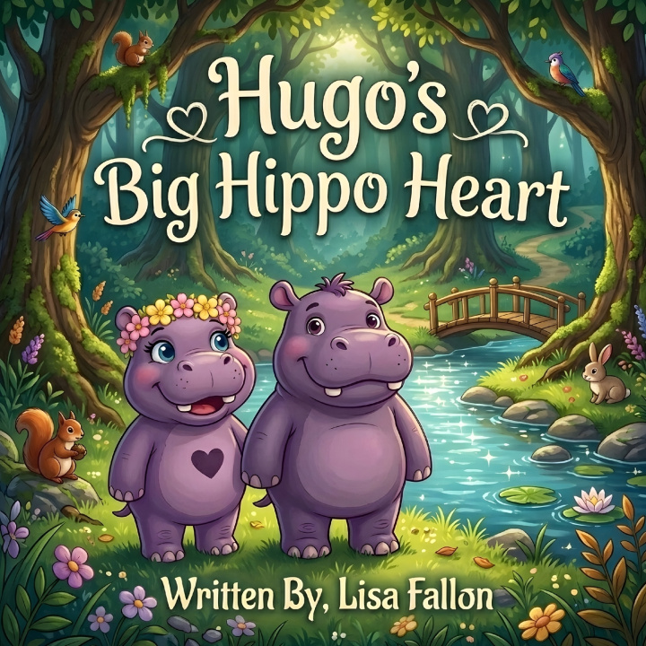 Boek Hugo's Big Hippo Heart Lisa Fallon