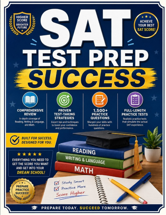 Könyv SAT Test Prep Success Cornelius P. Austin