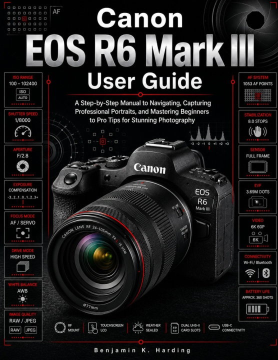 Libro Canon EOS R6 Mark III User Guide Benjamin K. Harding