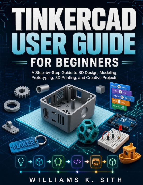 Libro TINKERCAD USER GUIDE FOR BEGINNERS WILLIAMS K. SITH