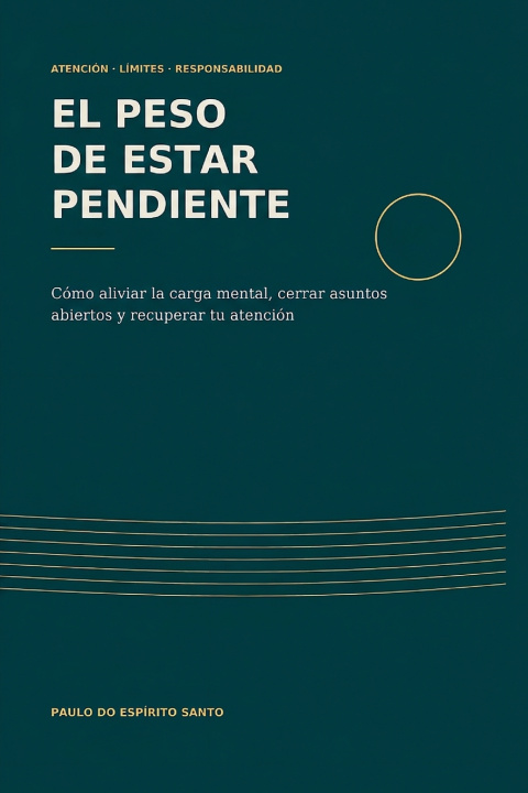 Livro El peso de estar pendiente Paulo do Espírito Santo