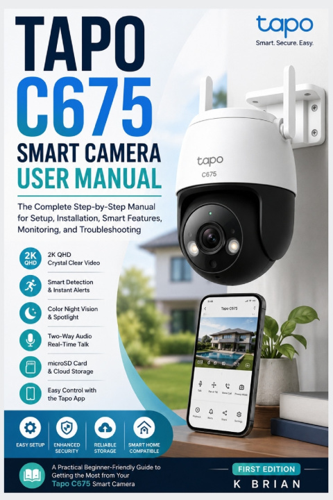 Libro TAPO C675 SMART CAMERA USER MANUAL K Brian