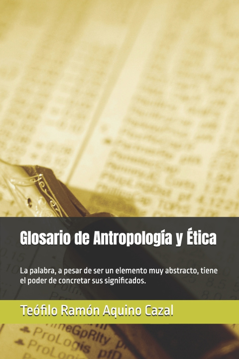 Boek Glosario de Antropología y Ética Teófilo Ramón Aquino Cazal