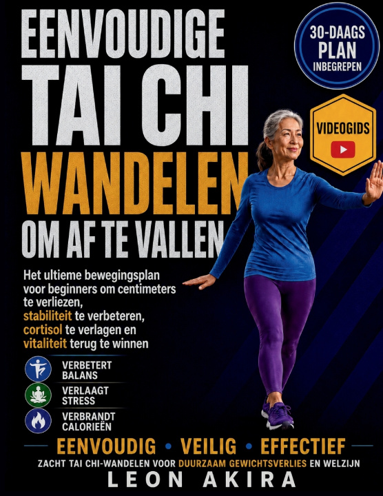 Carte EENVOUDIGE TAI CHI WANDELEN OM AFTE VALLEN Leon Akira