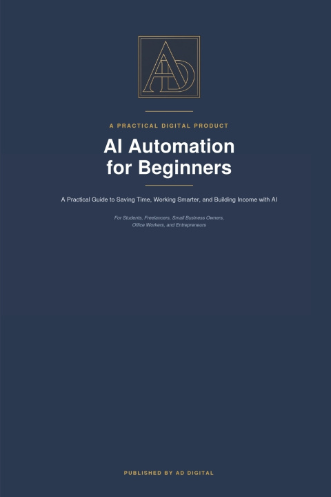 Libro AI Automation for Beginners AD Digital