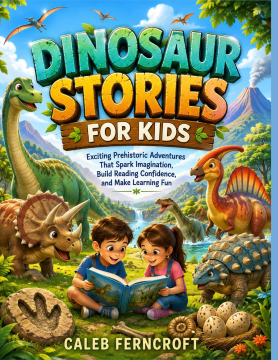 Libro DINOSAUR STORIES FOR KIDS CALEB FERNCROFT