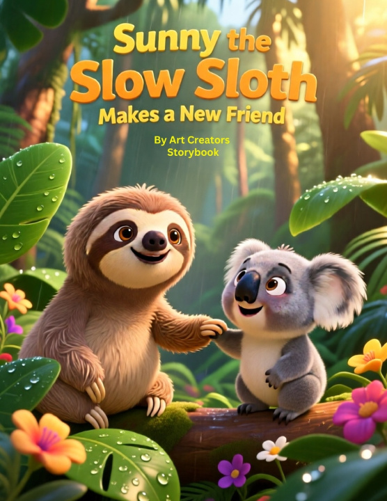 Kniha Sunny the Slow Sloth Makes a New Friend Art Creators