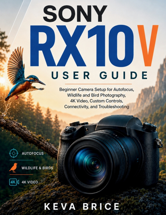Könyv SONY RX10 V USER GUIDE Keva Brice