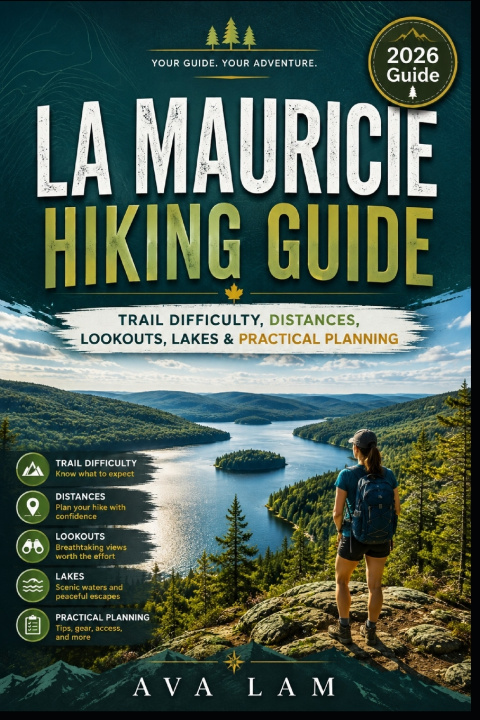 Carte La Mauricie Hiking Guide Ava Lam