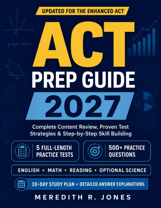 Libro ACT PREP GUIDE 2027 MEREDITH R. JONES