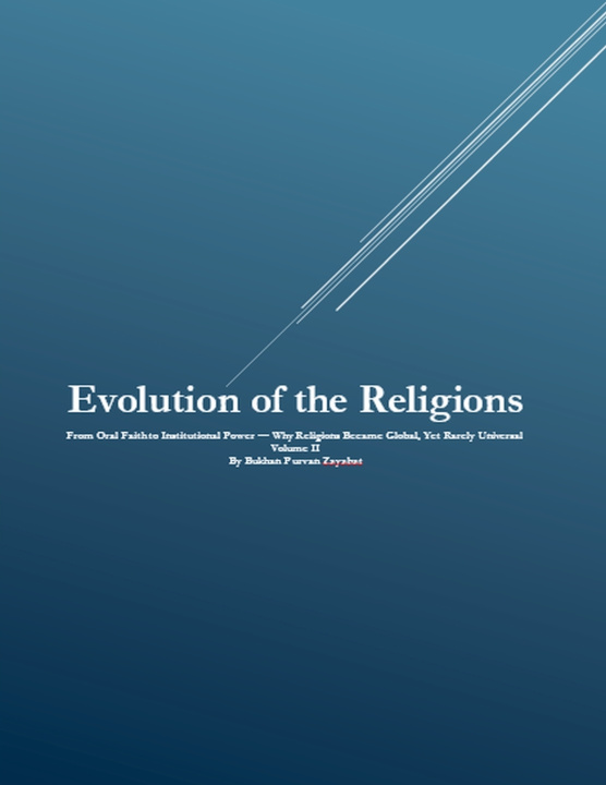 Kniha Evolution of the Religions Bukhan Purvan Zayabat